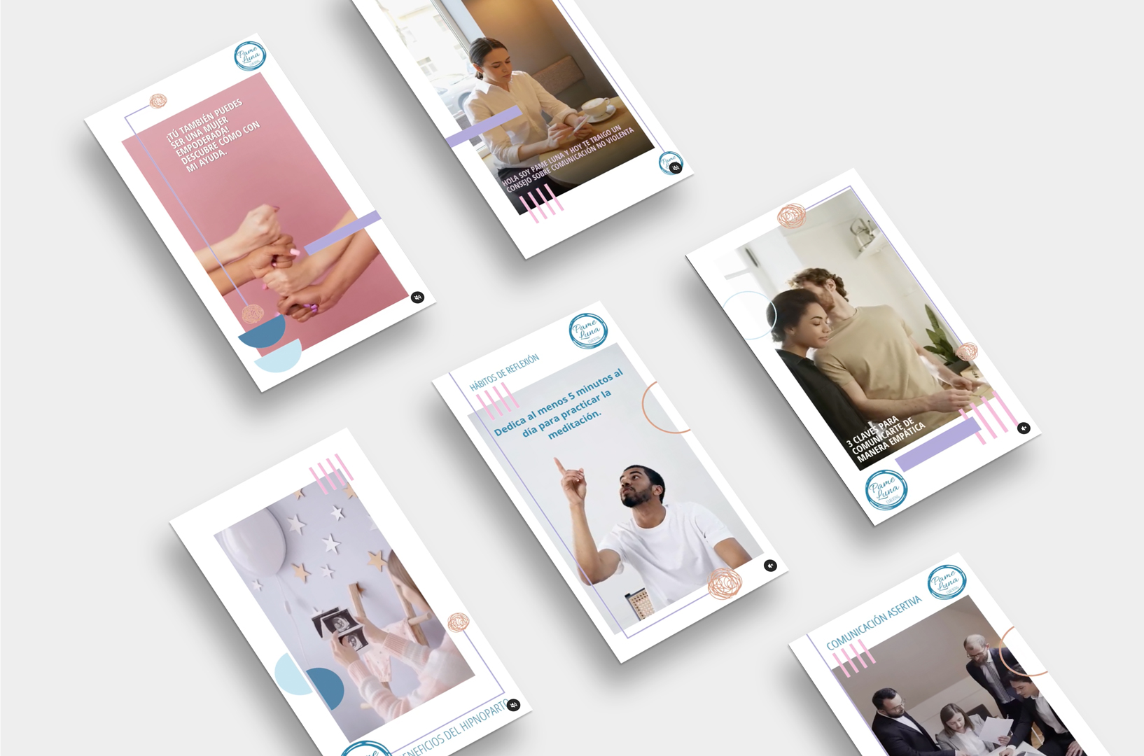 My UX/WebDev Portfolio / Pame Luna coaching Instagram mockup