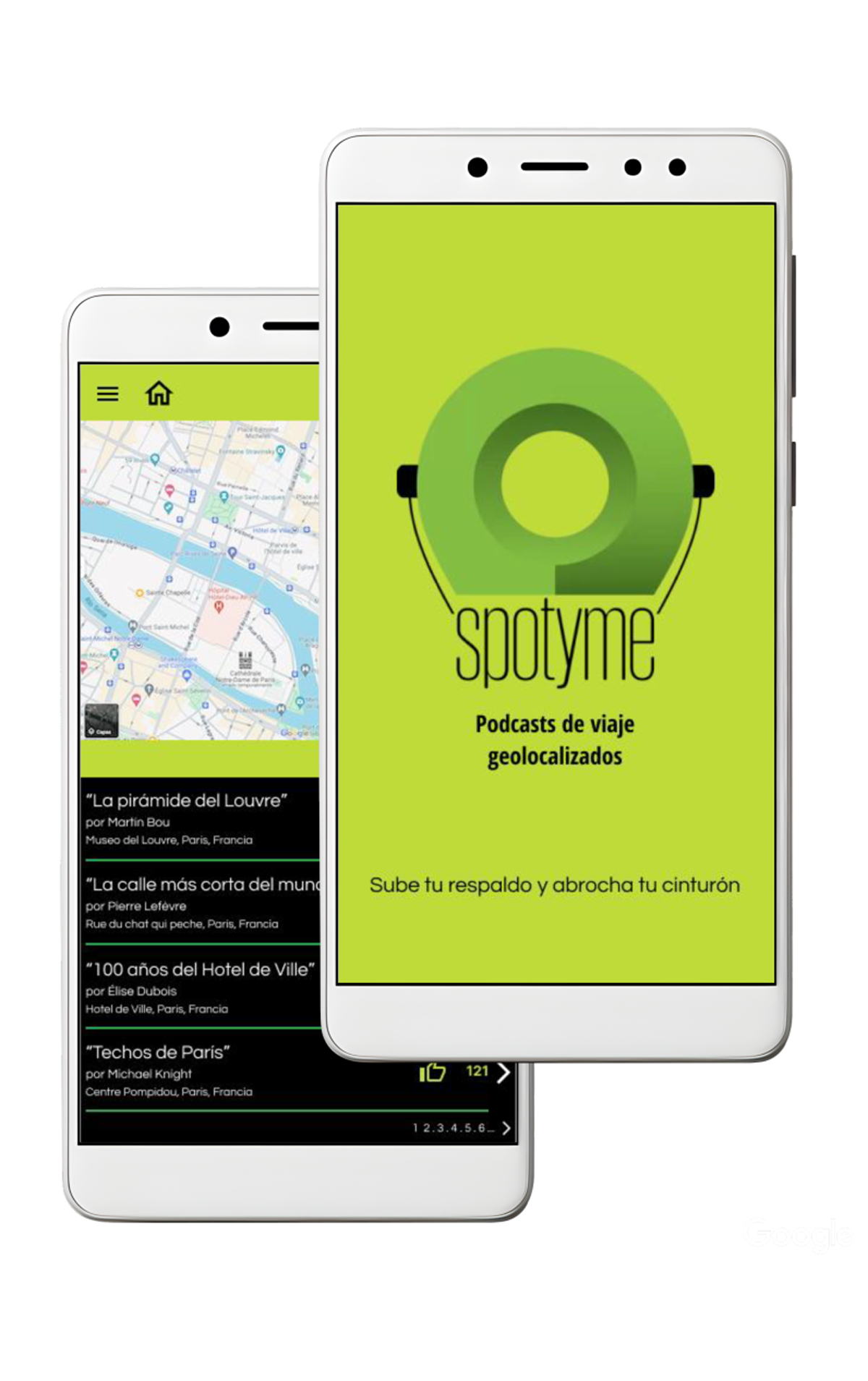 My UX/WebDev Portfolio / Spotyme app mobile mockup